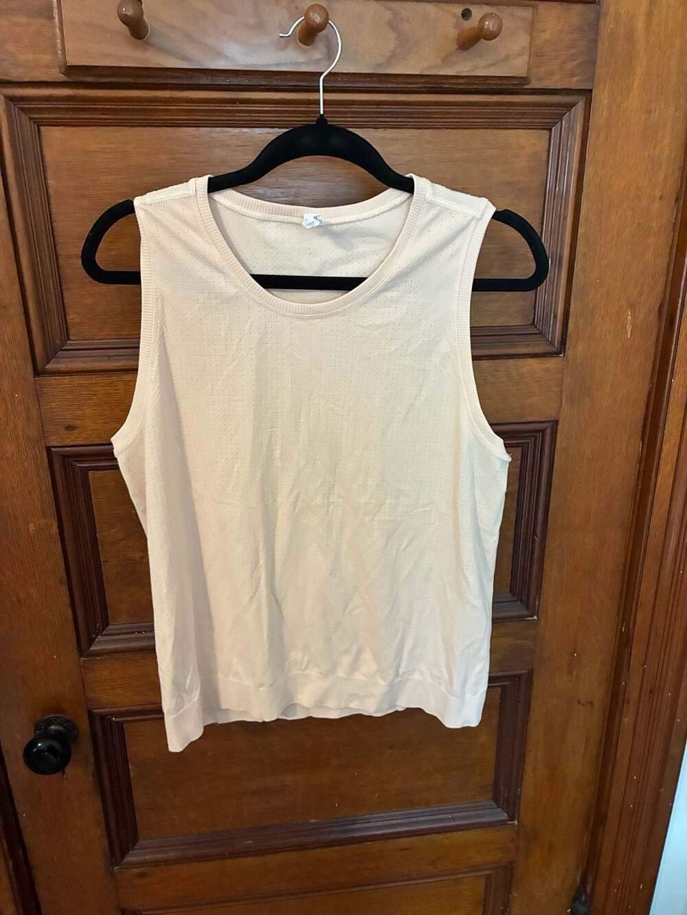 Athleta Foothill Seamless Pointelle Tank Top blush pink